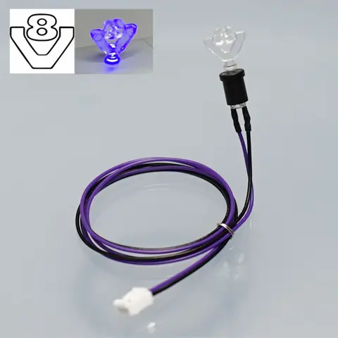 LED Center Console Interior For Tamiya 1/14 V8 Truck Emblem Dashboard Interior Light Cab In The Control Dashboard Luminous Logo