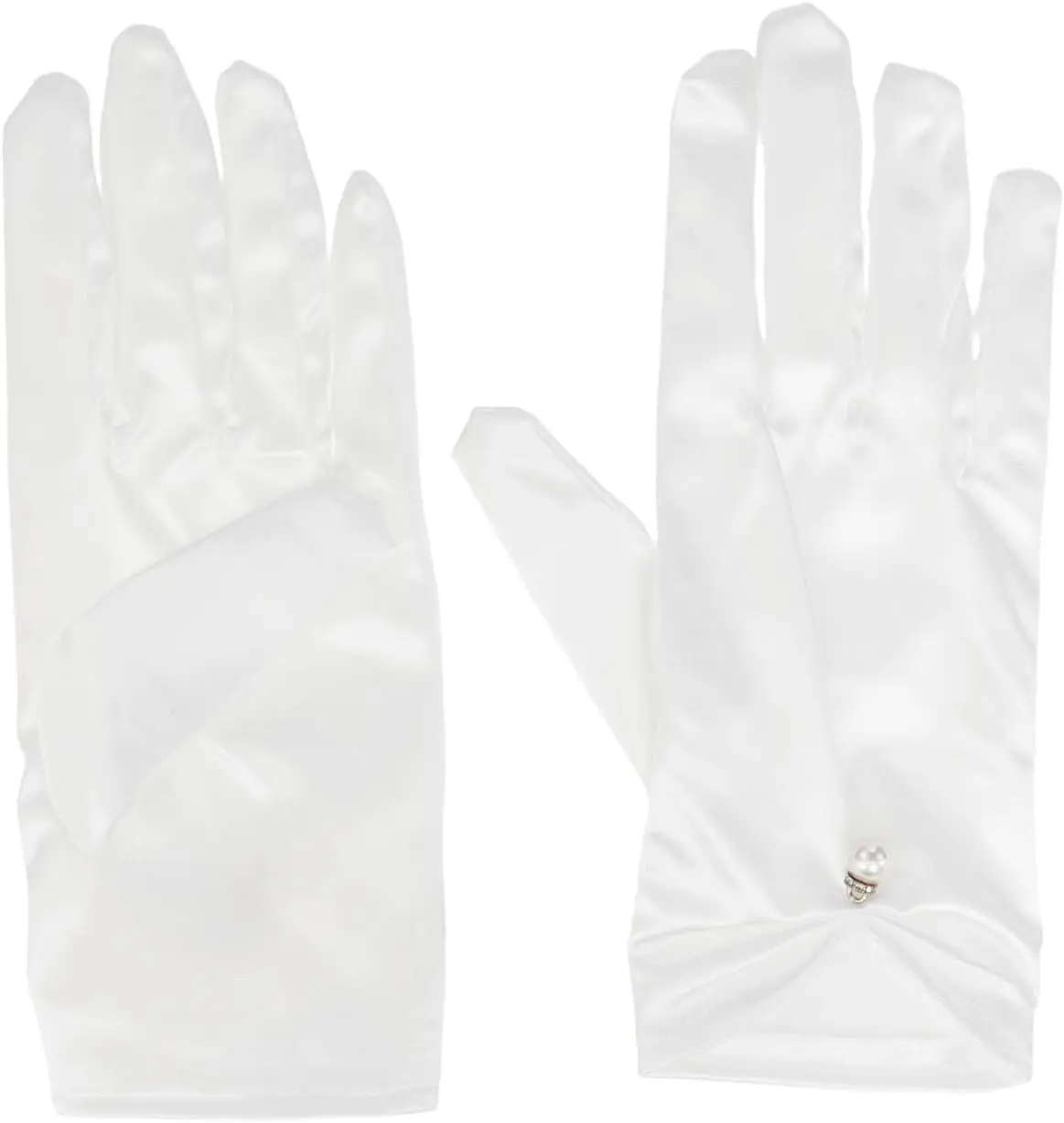 White Satin Party G…