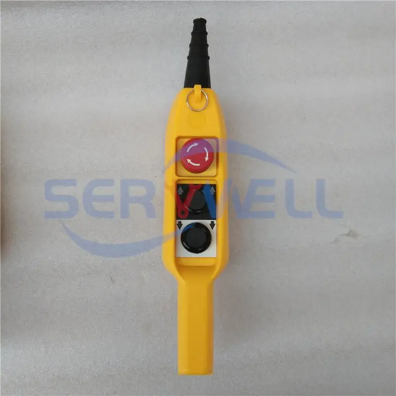 COB-61E 61ES TY-3A TY-3D المعطف رافعة كرين شاحنة دفع زر التبديل محطة التحكم واحدة مزدوجة سرعة مع الطوارئ توقف