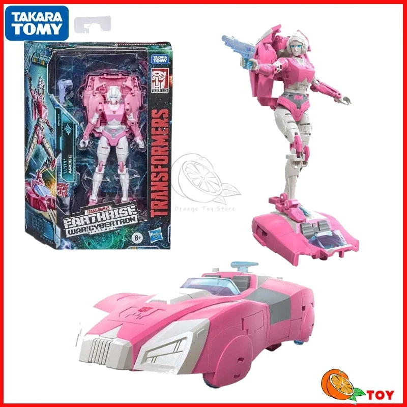 W magazynie Takara Tomy Transformers zabawki Earthrise WFC-E17 Arcee Model Robot kolekcja figurki zabawki prezenty Hobby