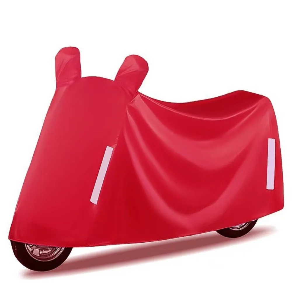 Rainproof Motorcycle Cover Heavy Duty Thickened Electric Vehicle Cover Durable Waterproof Motorbike Cover Outdoor Use