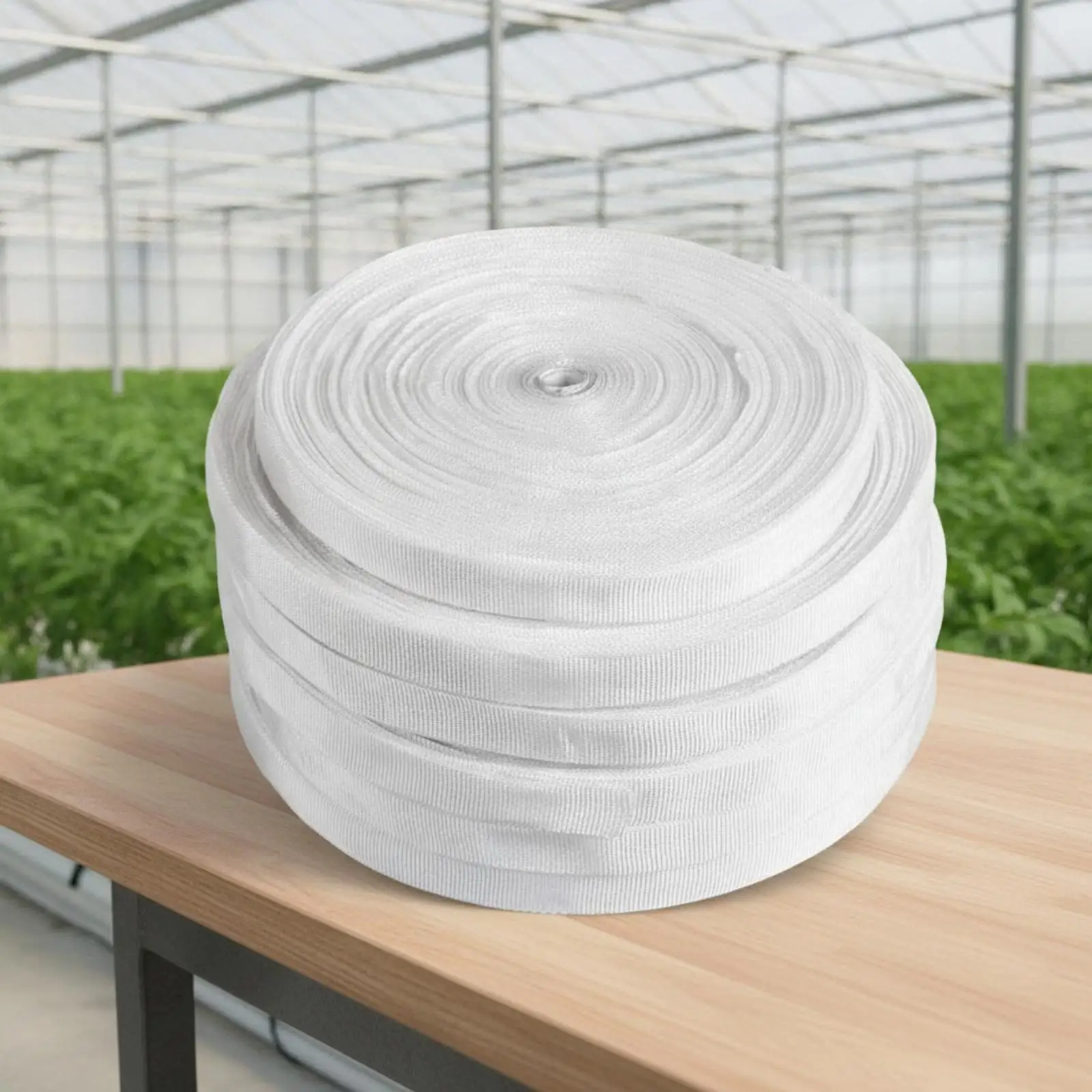 Polyester Greenhouse Tying Strap 4CM Width 5 Pound Roll for Holding Down Tunnel Sheeting and Field Covers