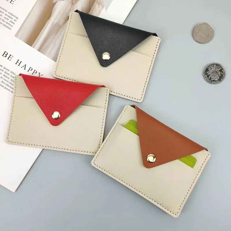 Small Fresh Lady Card Bag Purse Fashion Certificate Card Bag Credit Card Wallet Business Fashion Simple High-grade Personality