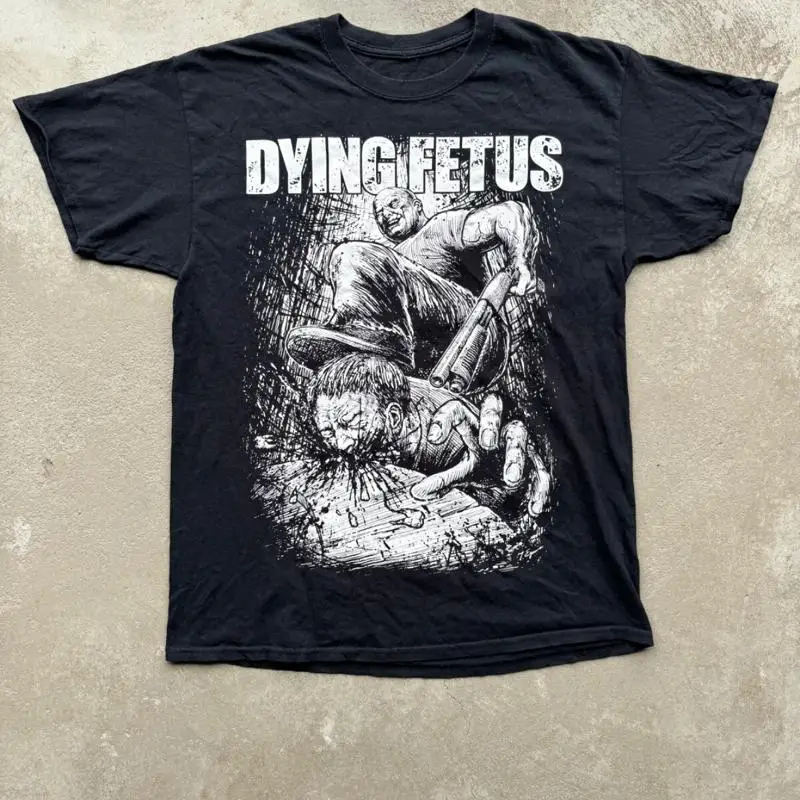 Dying Fetus T-Shirt Size L METAL BAND HARDCORE