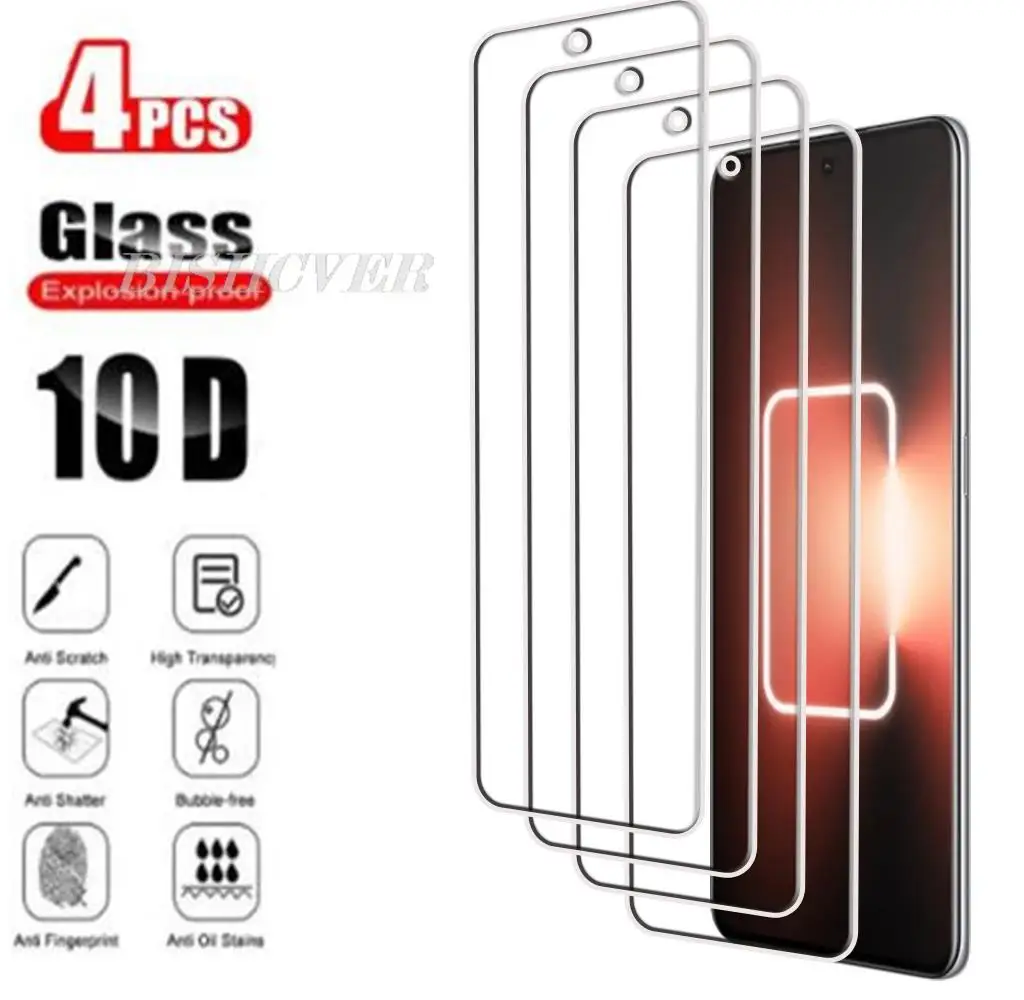 4Pcs Tempered Glass For Realme GT3 GT Neo 5 Neo 5 SE 240W RMX3709 RMX3706 RMX3708 Screen Protector Phone Protective Glass Film