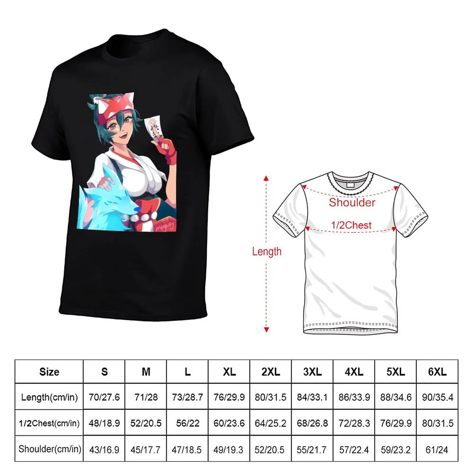 Kiriko T-Shirt anime t shirts oversize t shirt personalised anime tshirt T-Shirt