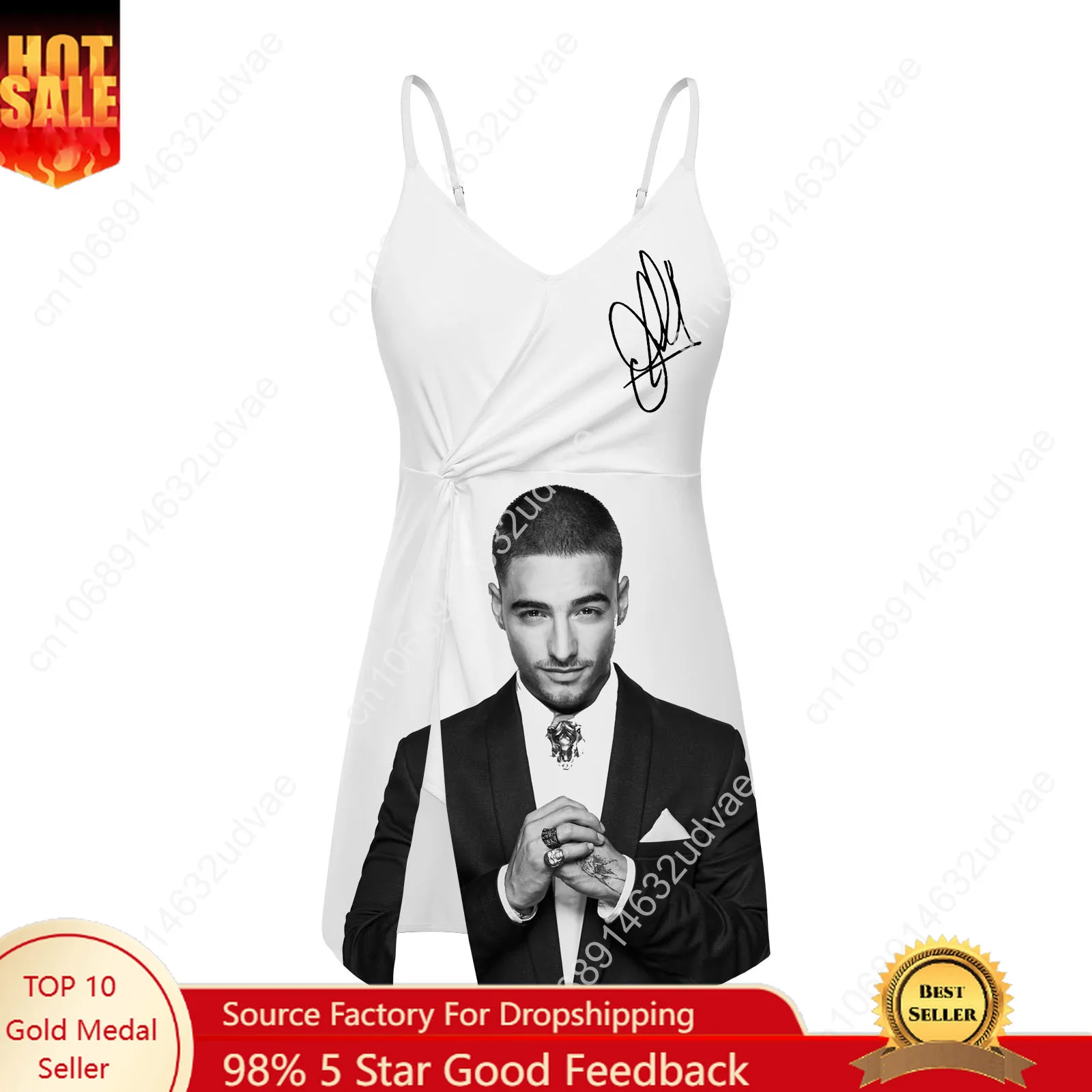 

Maluma Sling Dress Swimsuit Womens Bathing Suits Personalized Fashion Swimwear Pool Party Bikini Custom Made Beachwear