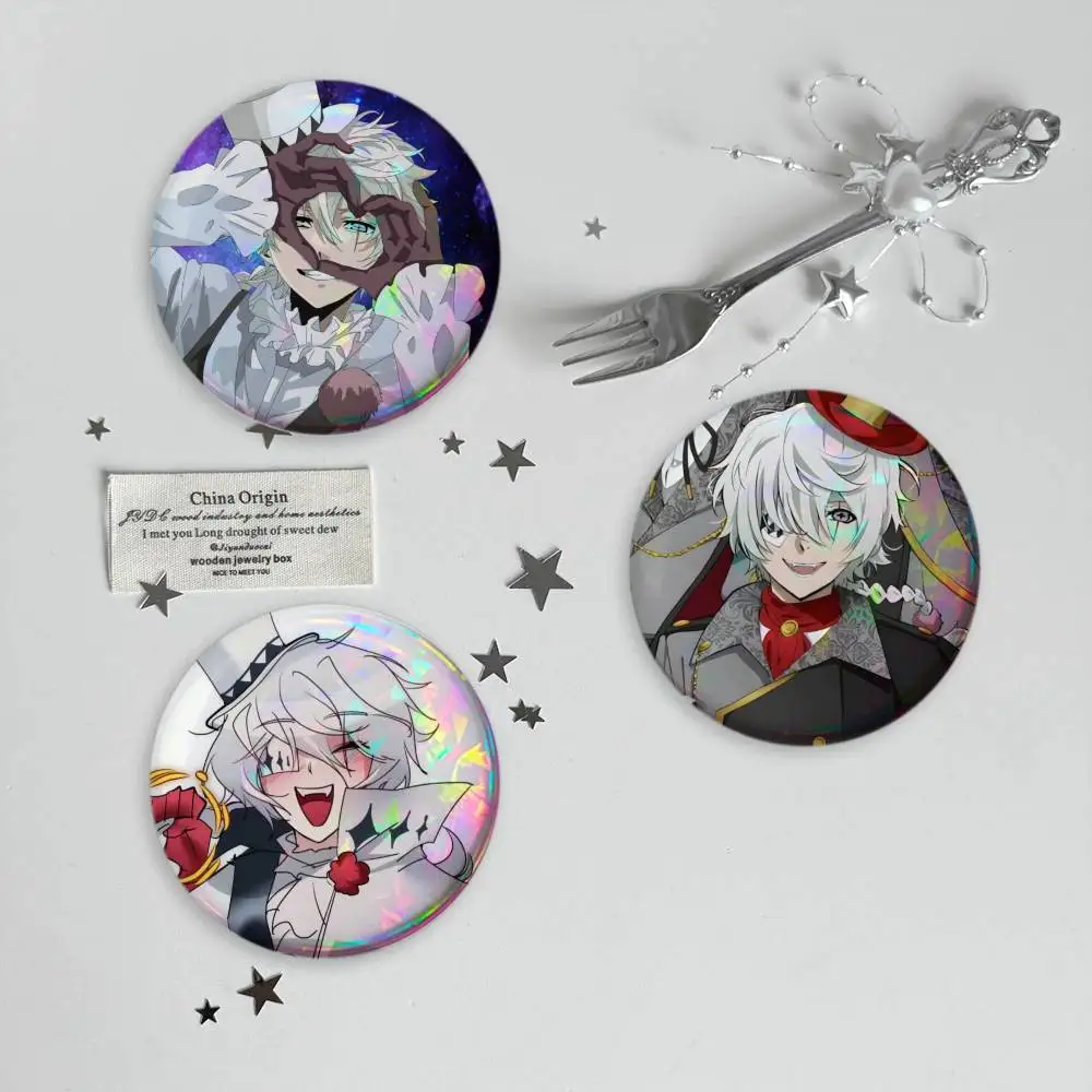 BSD Bungo Stray Dogs Nikolai Gogol Brooches Cartoon Badge Pins Backpack Hat Accessories Friend Gift