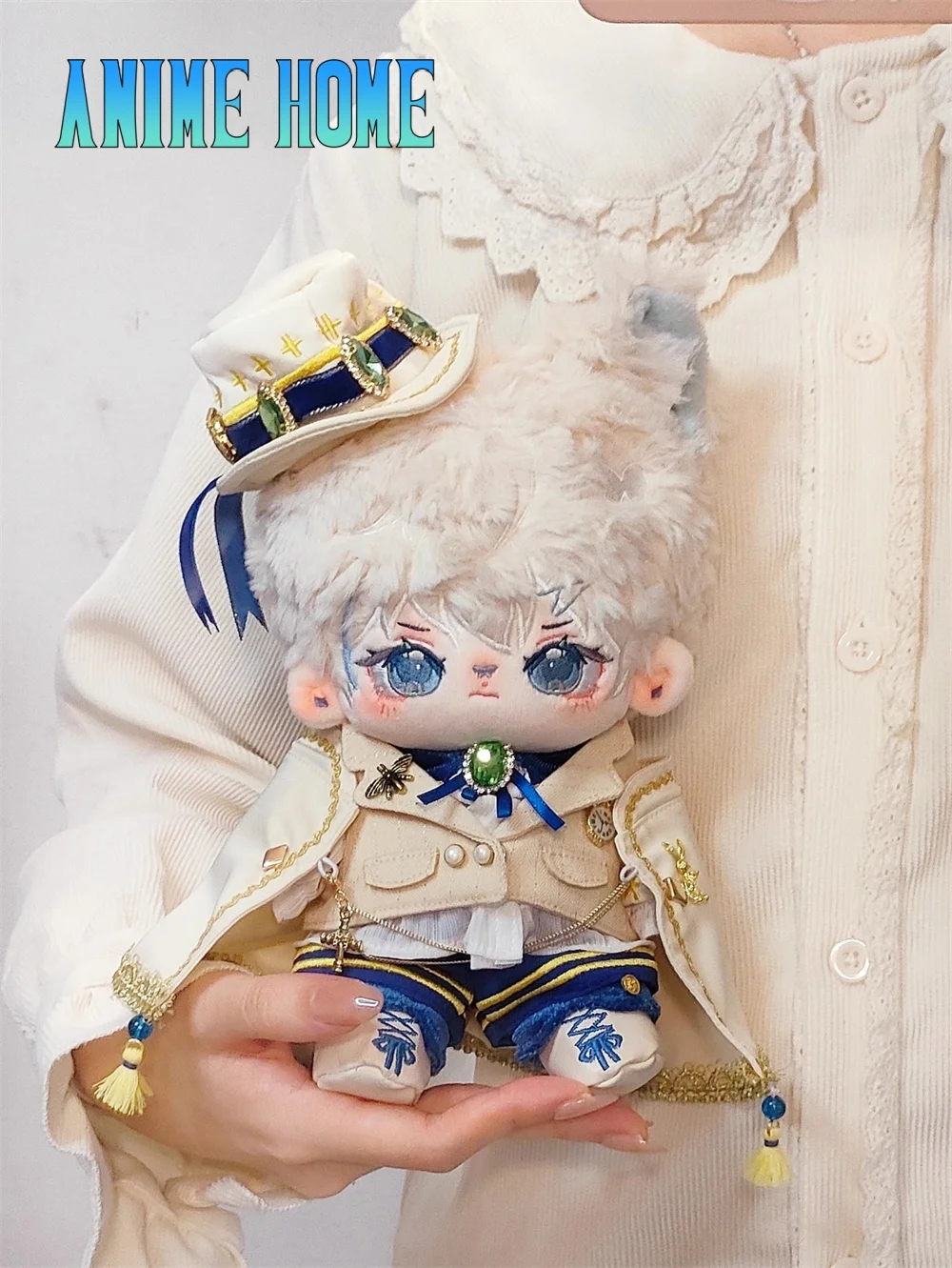 Original Snow Land Gentleman Prince Suit For 20cm Doll Toy Clothes Costume Cloak Hat Cosplay D Kids Gift Cute Lovely