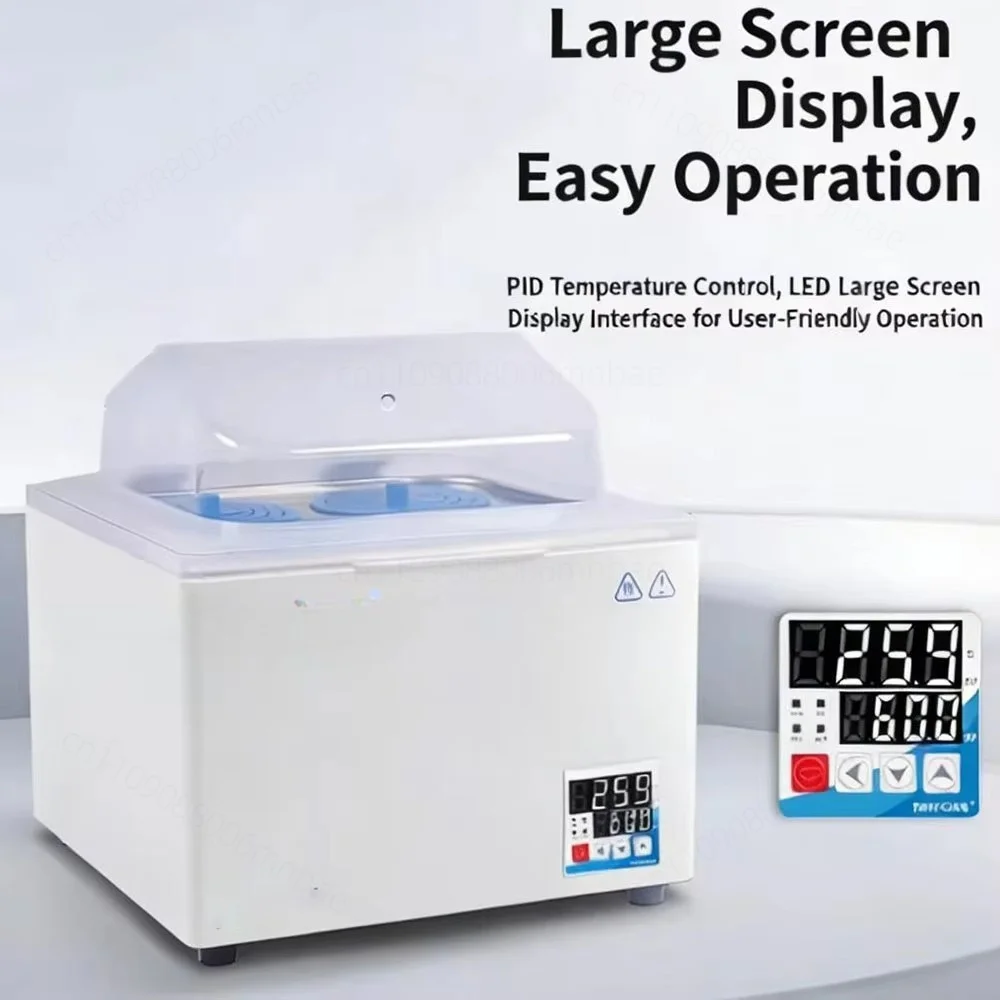 Electric Heating Digital Display Constant Temperature Water Bath Pot with Lid Laboratory Anti-dry Burning 2/4/6hole