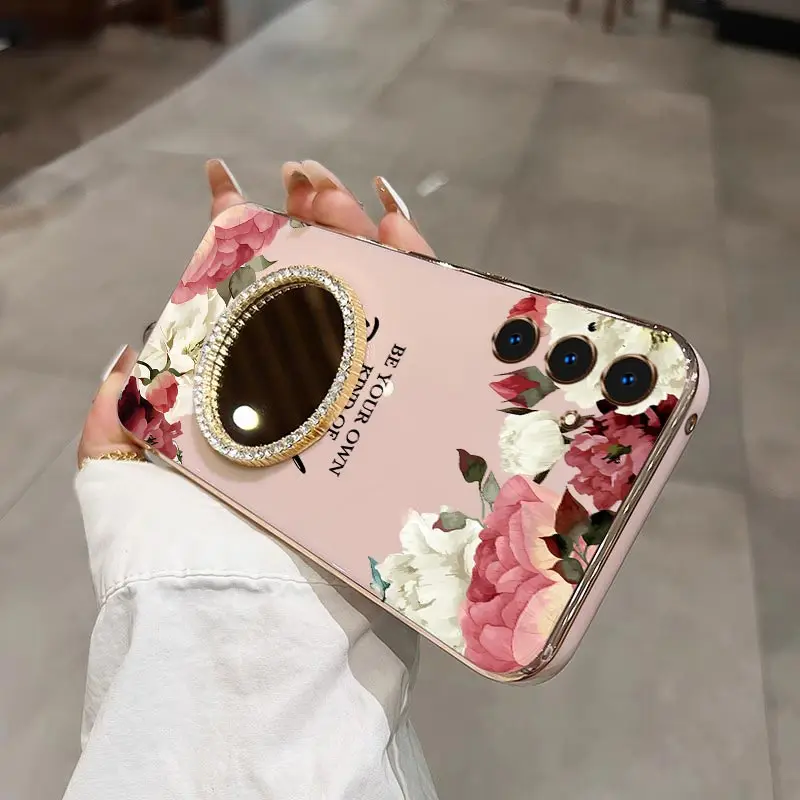 53 زهرة بارك سوار تصفيح قضية الهاتف لسامسونج A50 A91 A52S A34 A53 A35 A71 A42 A52 A25 A55 A50S A73 A54 A51 غطاء #2