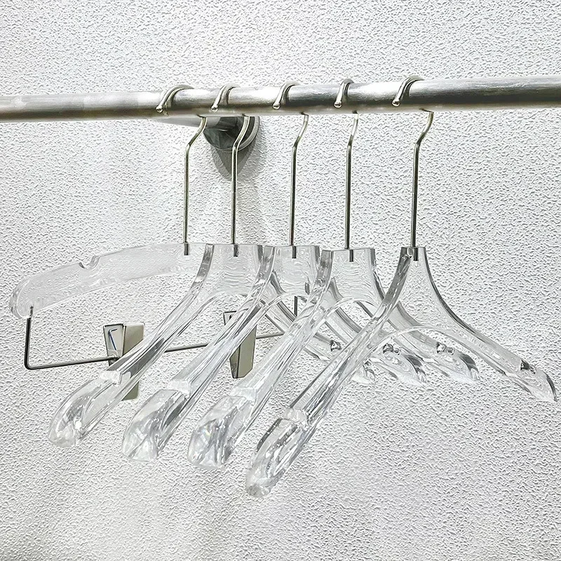 【5 Pcs】Transparent Acrylic Hangers 32cm