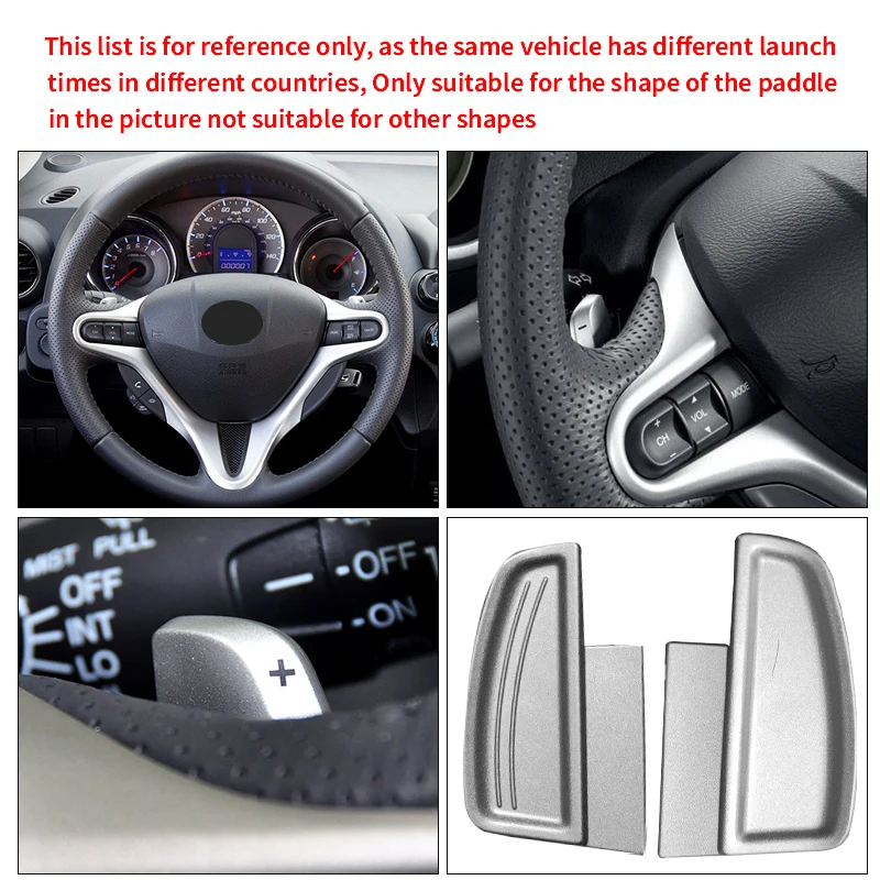 Alloy Shifter Paddle For Civic FD6 2009-2011 CR-V 2009-2013 City 2008 Car Steering Wheel Paddle Shift Extension - view 2