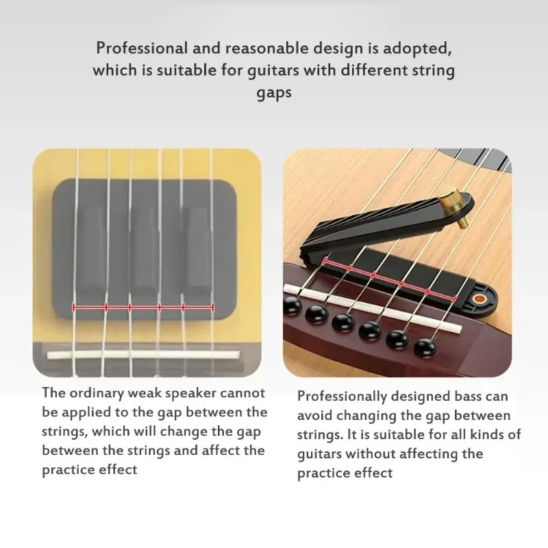 Practical Guitar Silencer Mute Pad Folk Guitar  Mute Pad String Guard Non-disturbing Accessories Portable Piano String Protector view 6