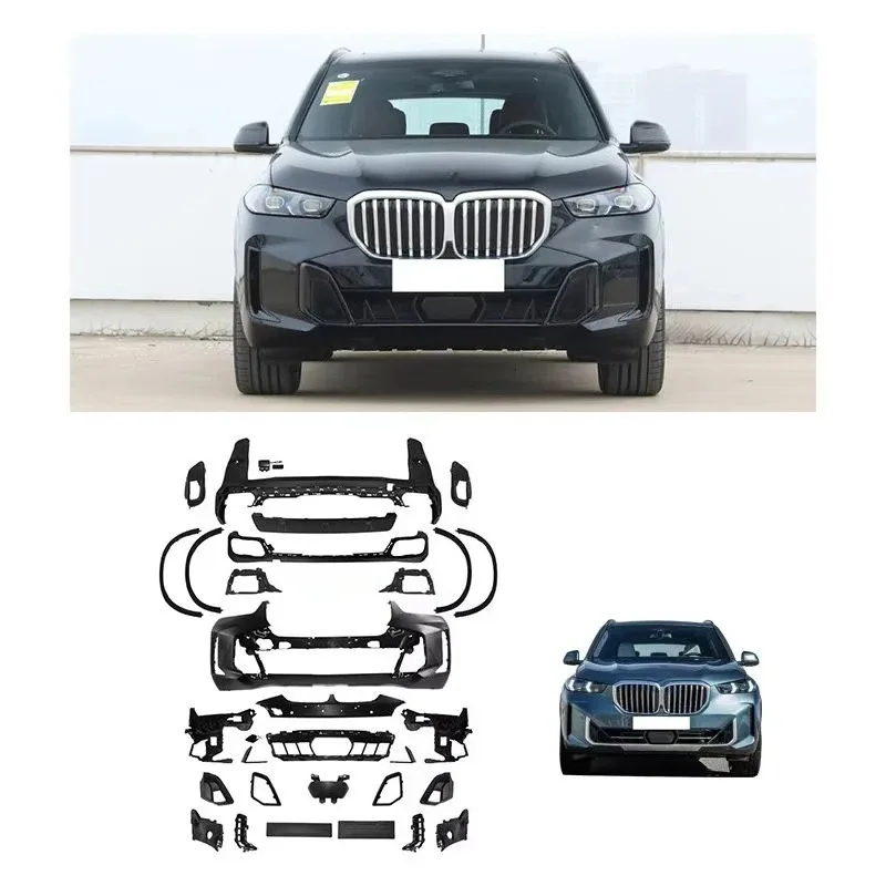 

Factory Auto Bodykit Old to New Front Bumper Headlight Fender Hood for X5 G05 LCI 2023- to X5M M-TECH BODYKIT
