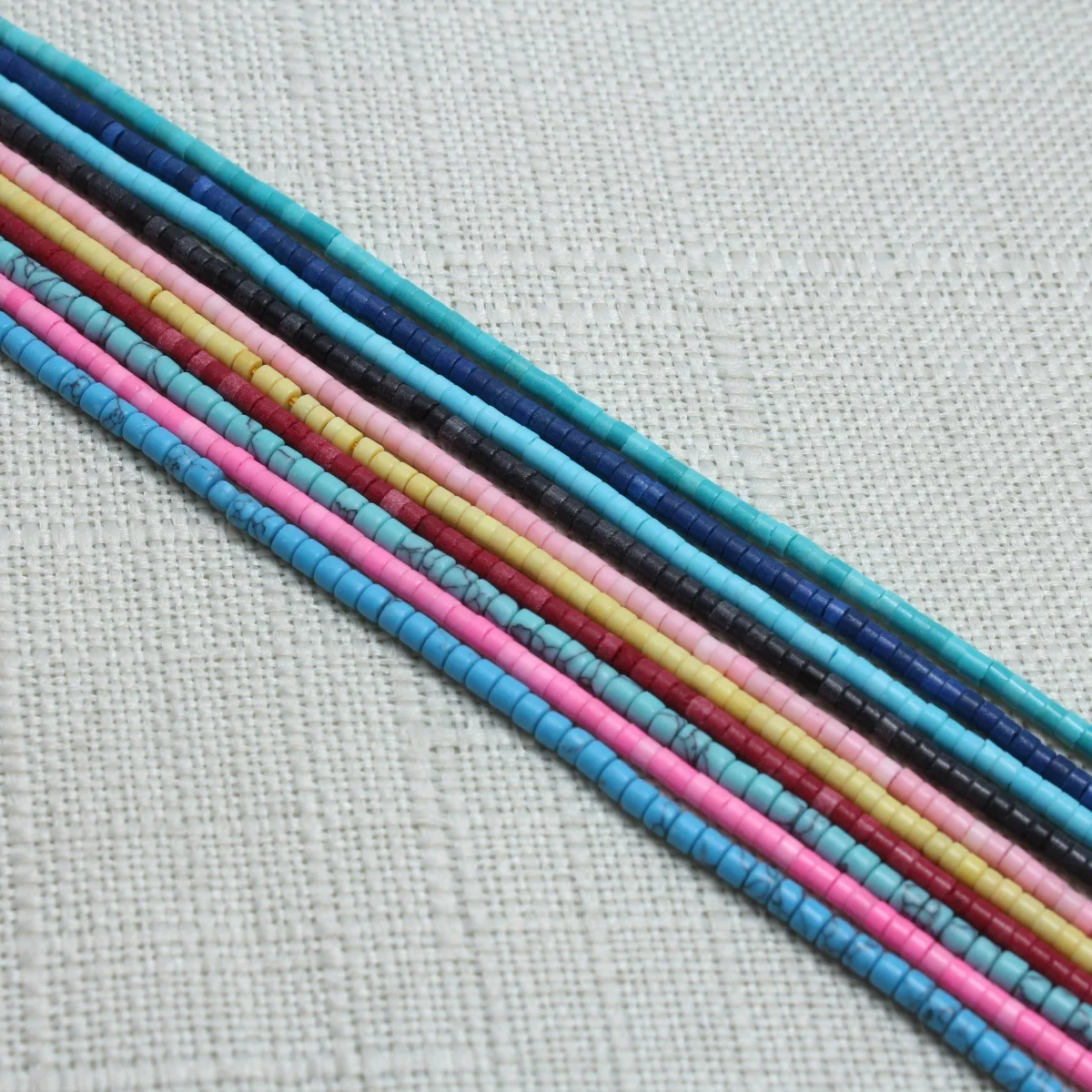 2X3mm natural mixed turquoise semi-precious stones, handmade DIY stone beads loose beads work in progress accessories