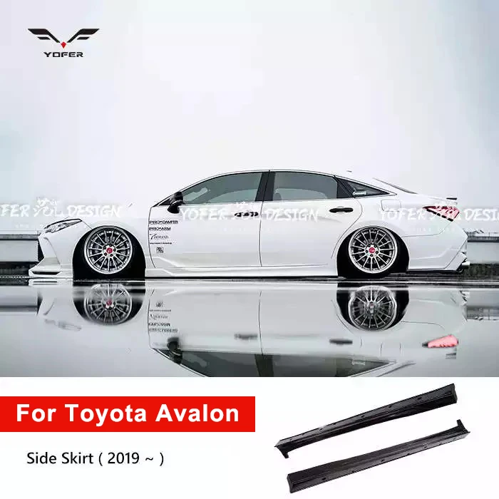 Yofer pp Side Skirts applicable car parts accessories bodykit side skirts for avalon2019-