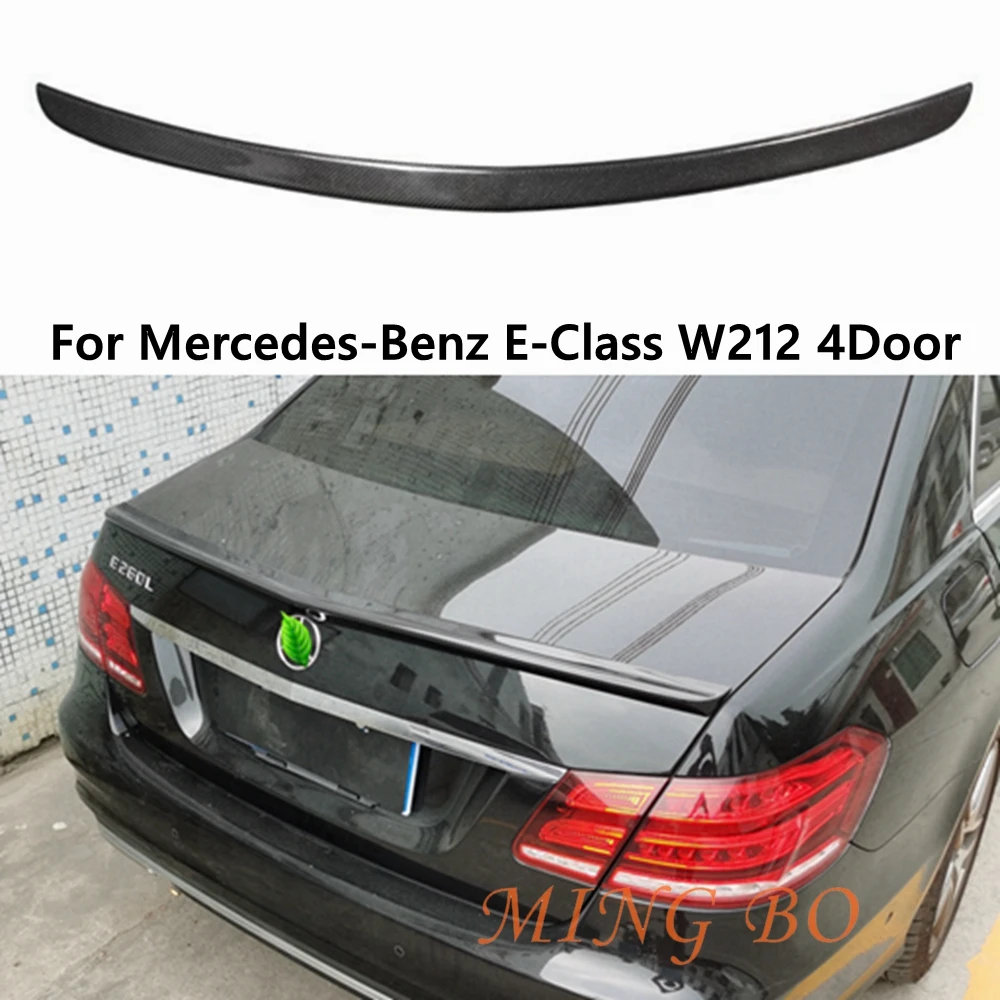

For Mercedes-Benz E-Class W212 4Door Sedan AMG Style Carbon Fiber Rear Spoiler Trunk Wing 2009-2019 FRP Forged carbon