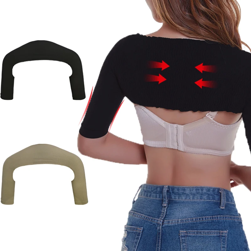 Breathable Protector Body Shaping Shoulder High Elasticity Sleeves Women Cuff Correction Arm Compression Sleeve Shaping Garment 