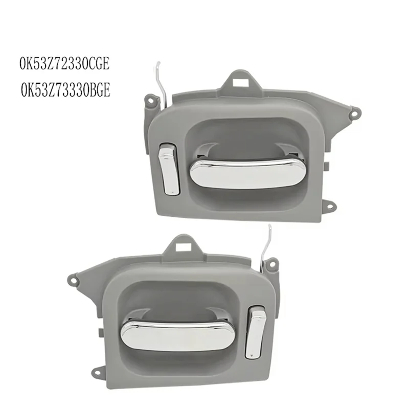 

Interior Door Handle Set Left+ Right Sliding Door Inner Handles For Kia Sedona Carnival 2000-2006 0K53Z72330CGE 0K53Z73330BGE