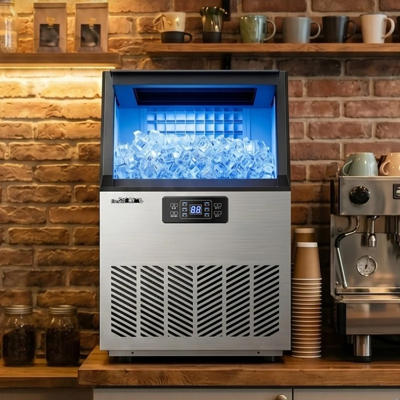Fully automatic Ice Maker large-capacity small Ice Maker tabletop design Commercial Furniture Macchina del ghiaccio ZYZBJ60