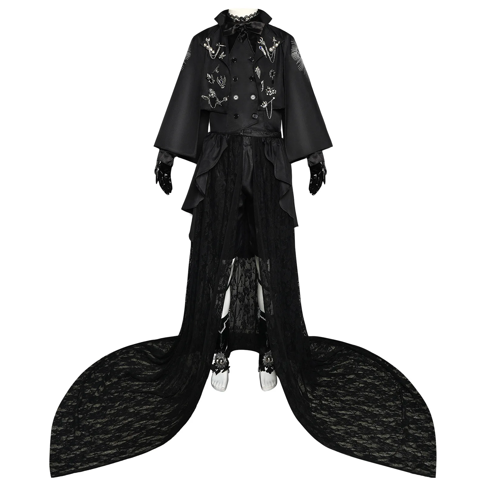 Anime Black Butler Kuroshitsuji Ciel Phantomhive Cosplay Costume Evening Dress Outfit Halloween Carnival Suit Custom Made