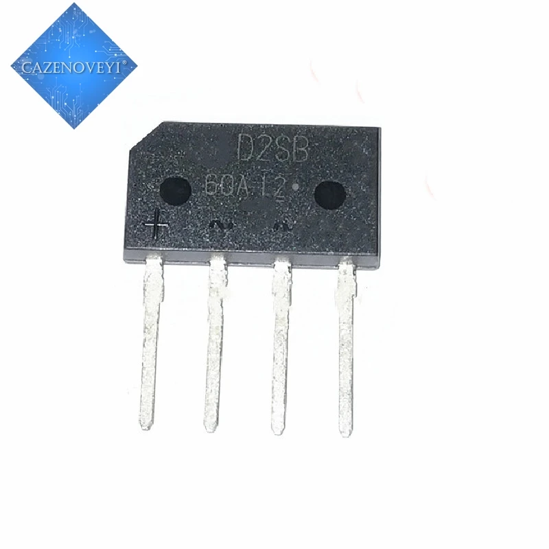 10 ชิ้น/ล็อต D2SB60 ZIP-4 D2SBA60 ซิป D2SB 60 ในสต็อก