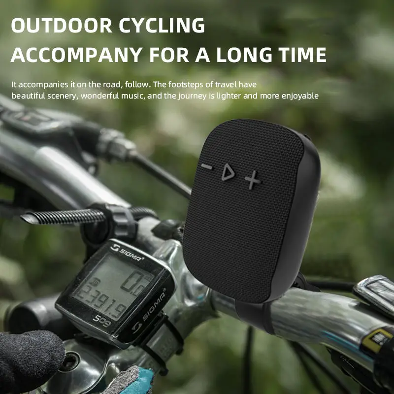 New Portable Outdoor Sports Audio Mountain Bike Riding Subwoofer Waterproof Bluetooth Speaker Shocking Sound Quality Loud Volume