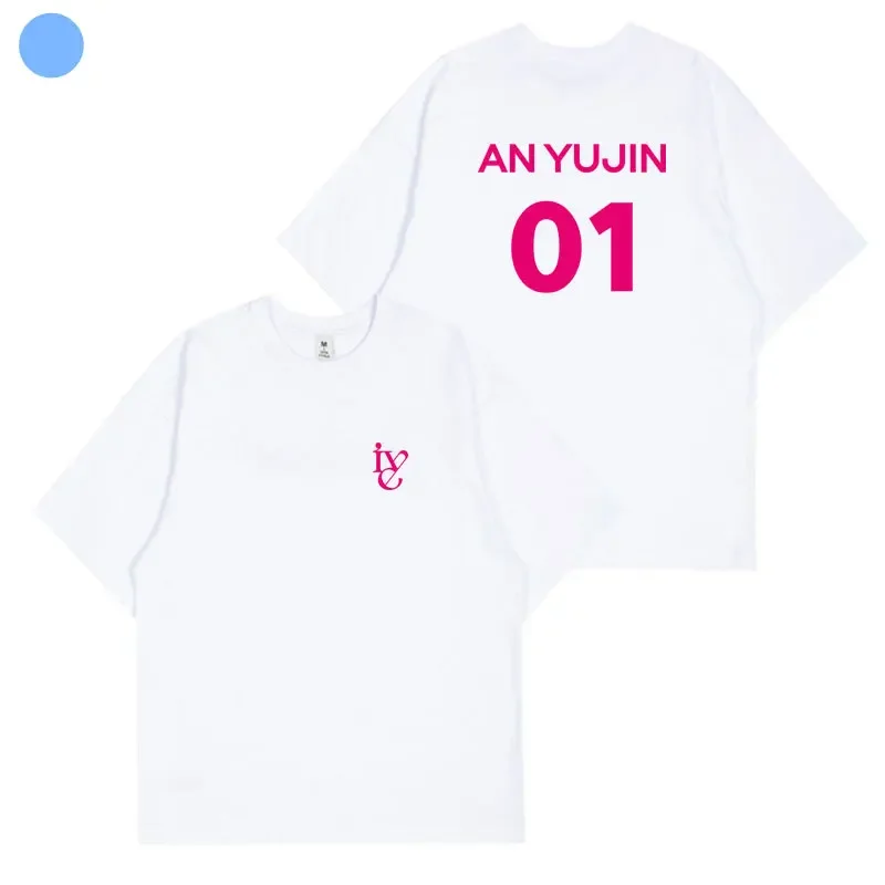 KPOP IVE T Shirt donna uomo Yujin Gaeul Wonyoung lisa Rei Leeseo T-Shirt in cotone a maniche corte Graphic Tees top spedizione gratuita