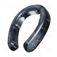 6000mAh Vaneless Hanging Coolify and Warm Portable air Conditioner Fan Portable Mini Personal Lazy Outdoor Wearable Neck Fan