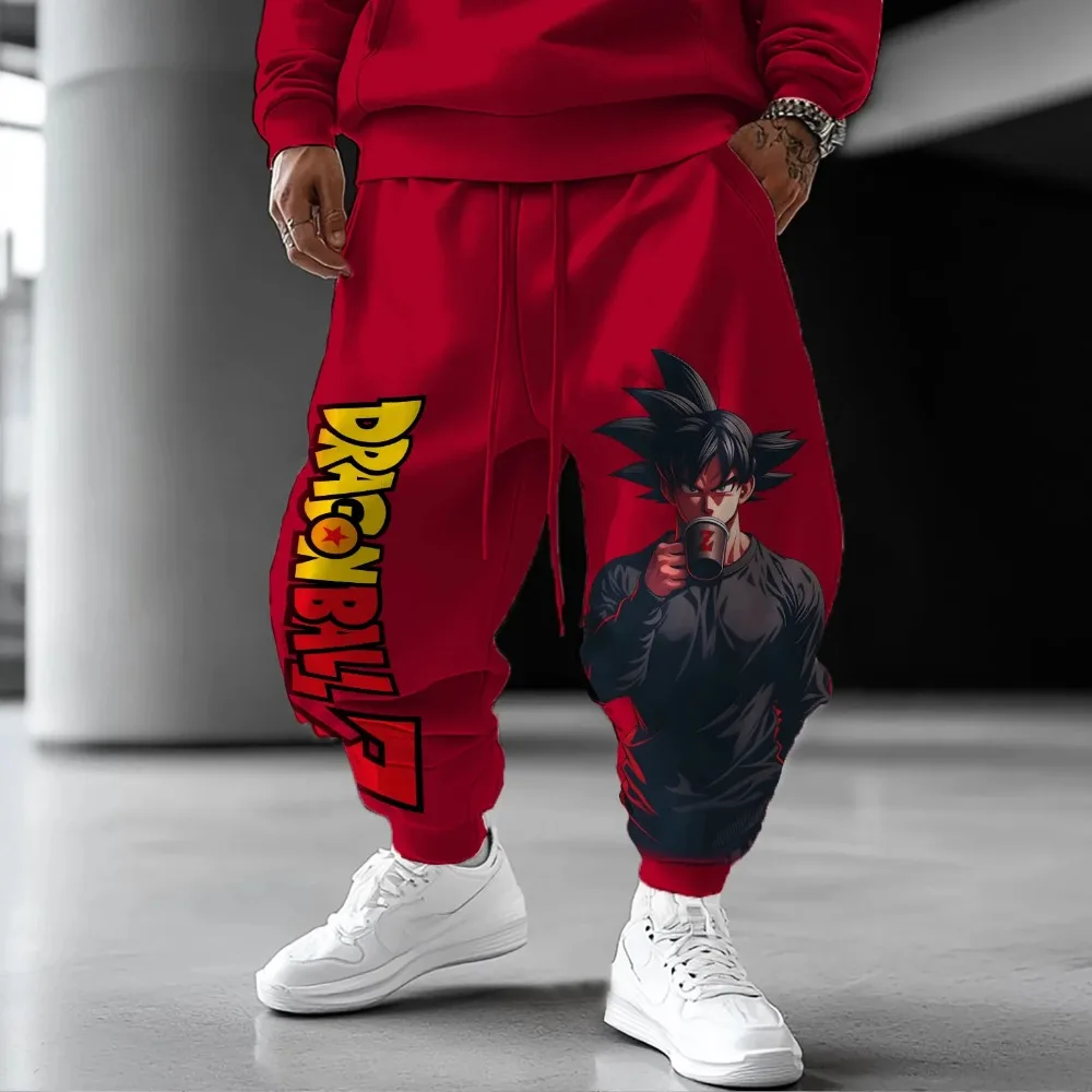 

Dragon Ball мужские и женские спортивные брюки брюки Сон Гоку японского аниме весна и осень ретро хлопковые уличные брюки для бега