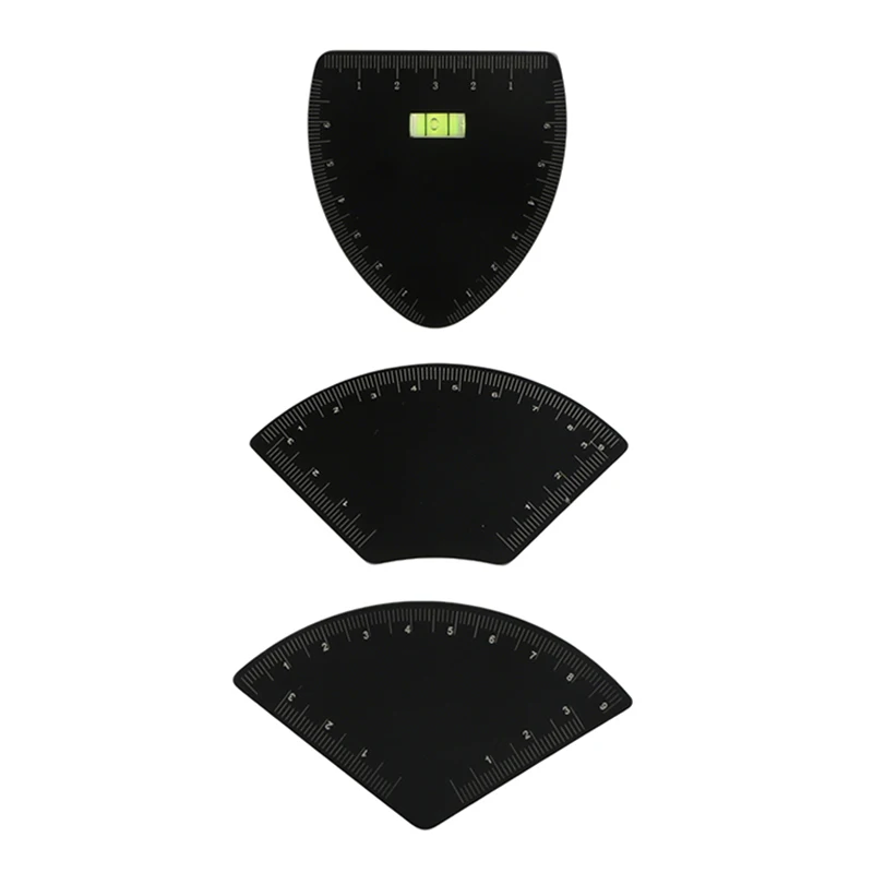 Aluminiumlegering Snelle tekening Wenkbrauwontwerpliniaal Microblading Mapping Tool Vormgeven Permanente make-up Tekening Gids Liniaal Tattoo