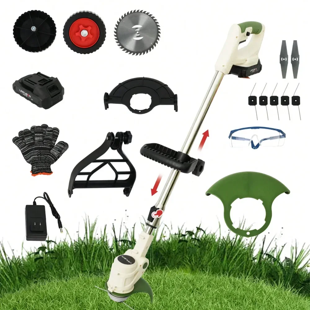 

Cordless Electric Grass Trimmer, Battery Powered The Ideal Tool For Yard And Garden keep Cordless We Ed Eater 24V Electric Br