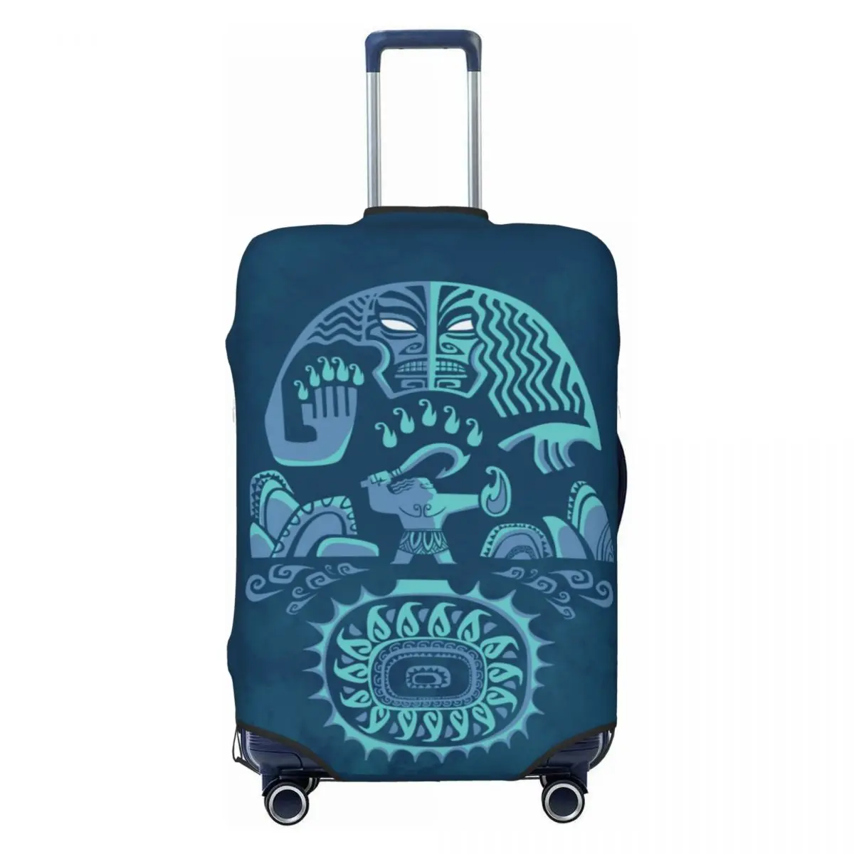 

Custom Maui M-Moana Anime Luggage Cover Elastic Travel Suitcase Protective Covers Suit For 18-32 inch