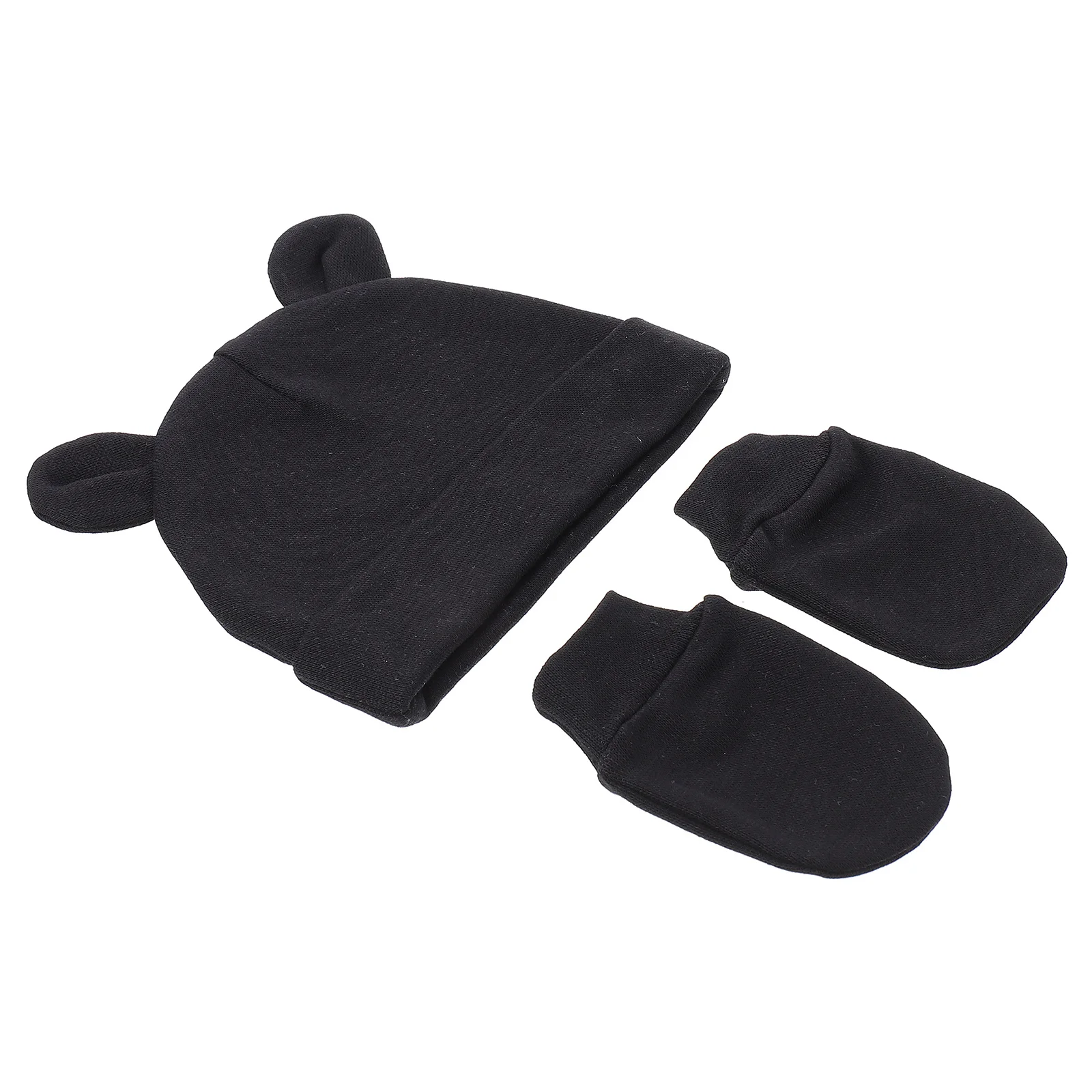

1 set 1 Set Baby Hat Hand Cover Foot Warmers 0-6 Months Cotton Anti-Scratch Gloves Socks Protection Kit Winter Accessories