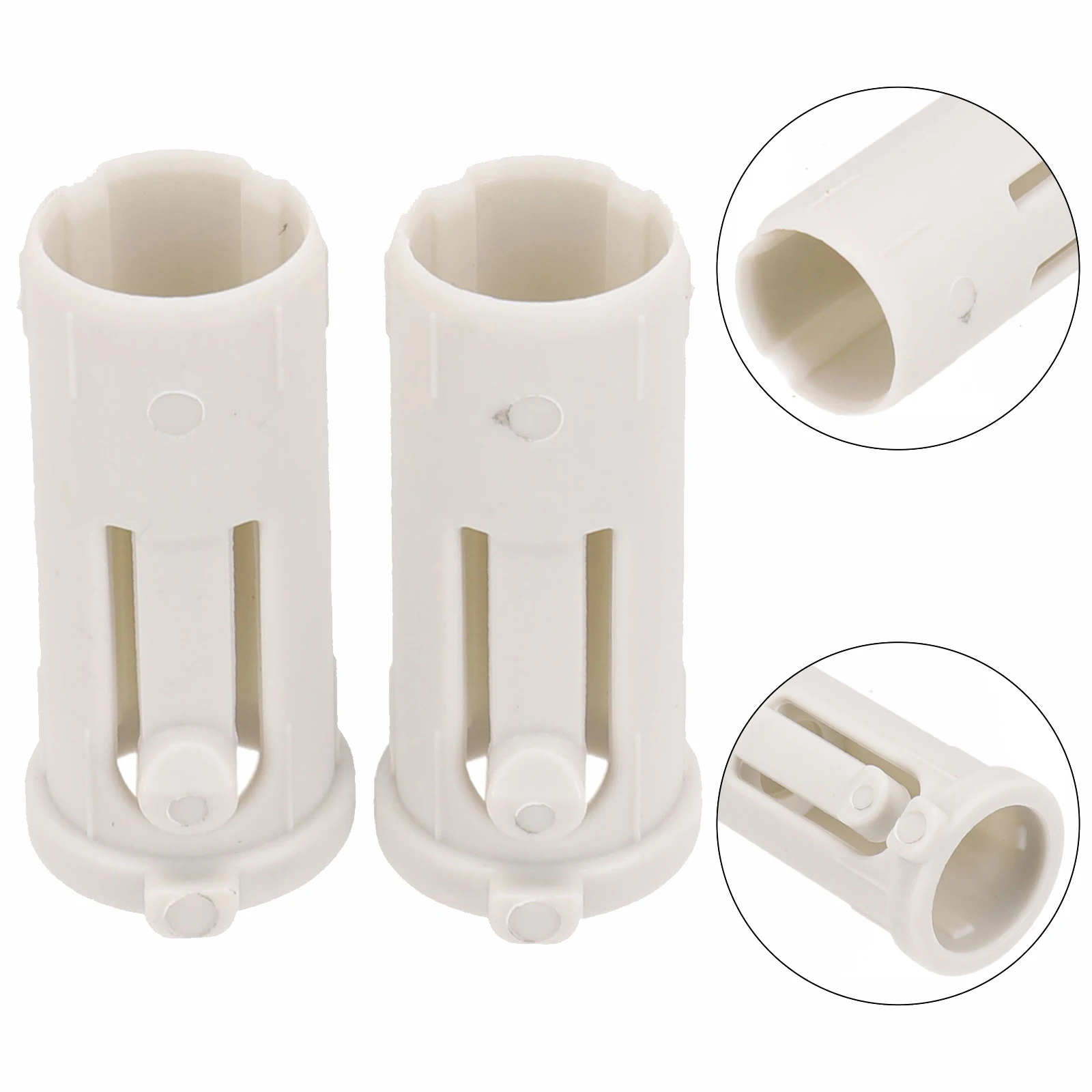 2pcs Drive Tube Attachment Sleeve For Stihl 4140-791-7201 4140-791-7207 Plastic Drive Tube Attachment Sleeve Garden Power Tool