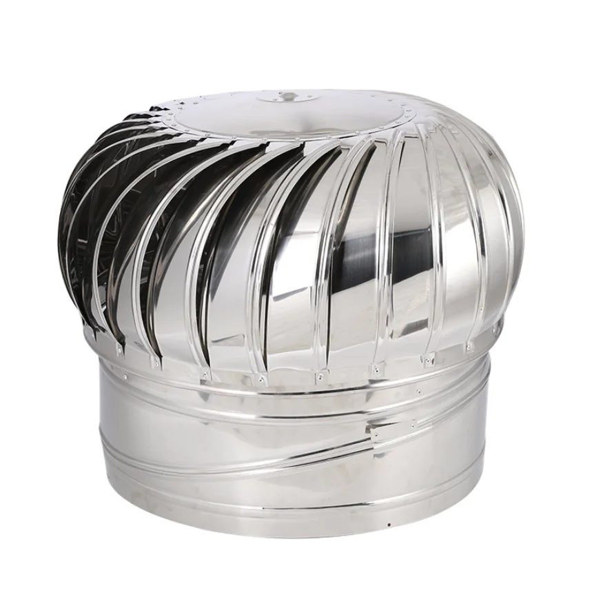 

301 Stainless Steel Automatic Ball Shape 500mm 20inch Wind Powered Roof Ventilators Without Power Ventilating Roof Fan