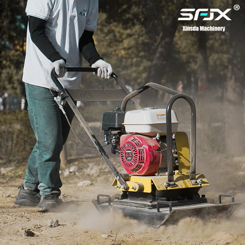 100KG Heavy Duty Vibrating Earth Plate Compactor Soil Compaction Machine 3