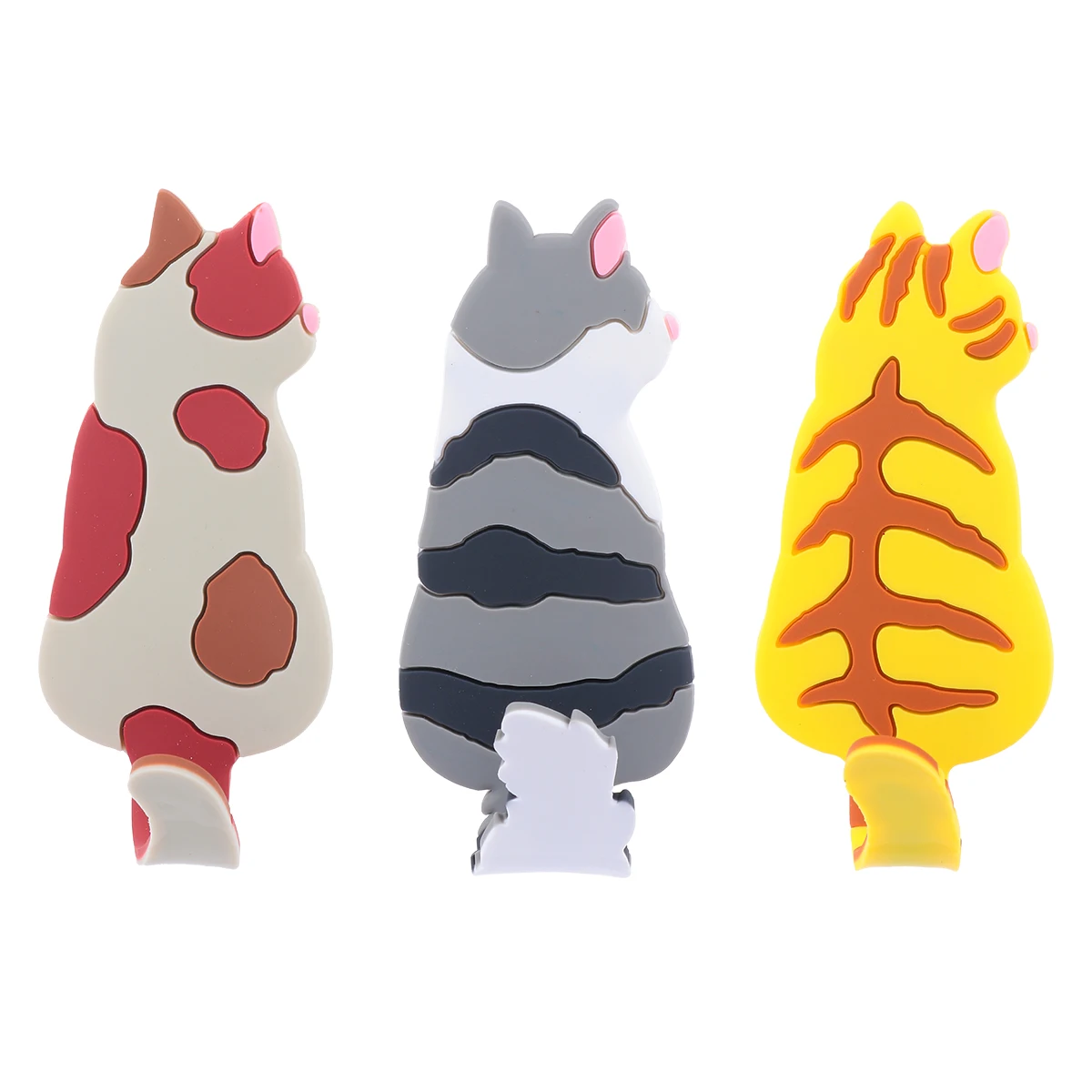 

3 Pcs Animal Magnetic Hook Hooks Refrigerator Sticker Household Fridge Stickers