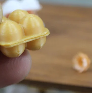 【BBS】Nieuwe miniatuur eierrekje eierdoos 1:12 poppenhuis simulatie eieren poppenhuis keuken voedsel decoratie speelgoed leven scène accessoires