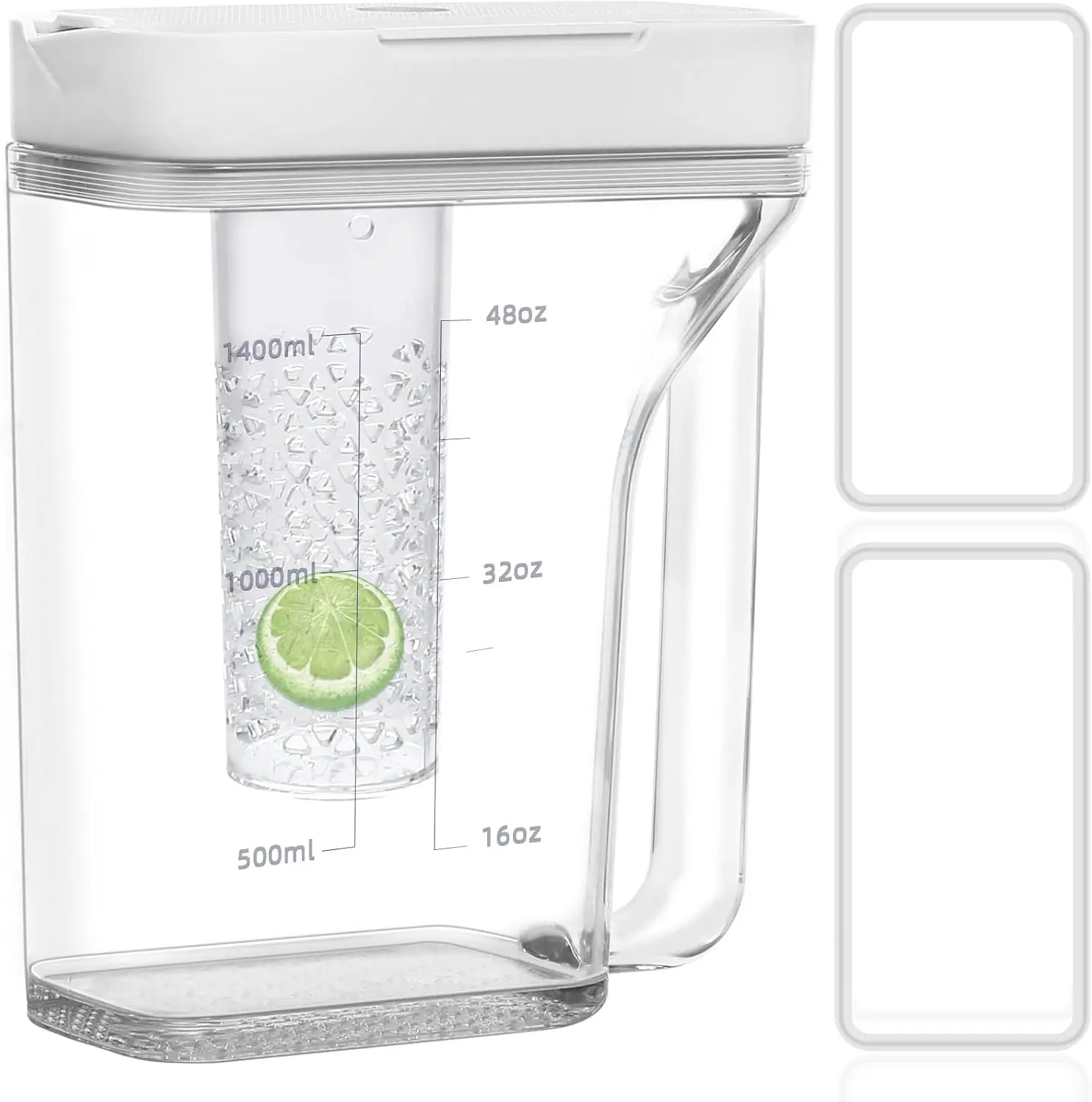 Refrigerator Water Pitcher Replacement, Compatible with Select Refrigerator Models, Easy-Install Water Pitcher Accessory