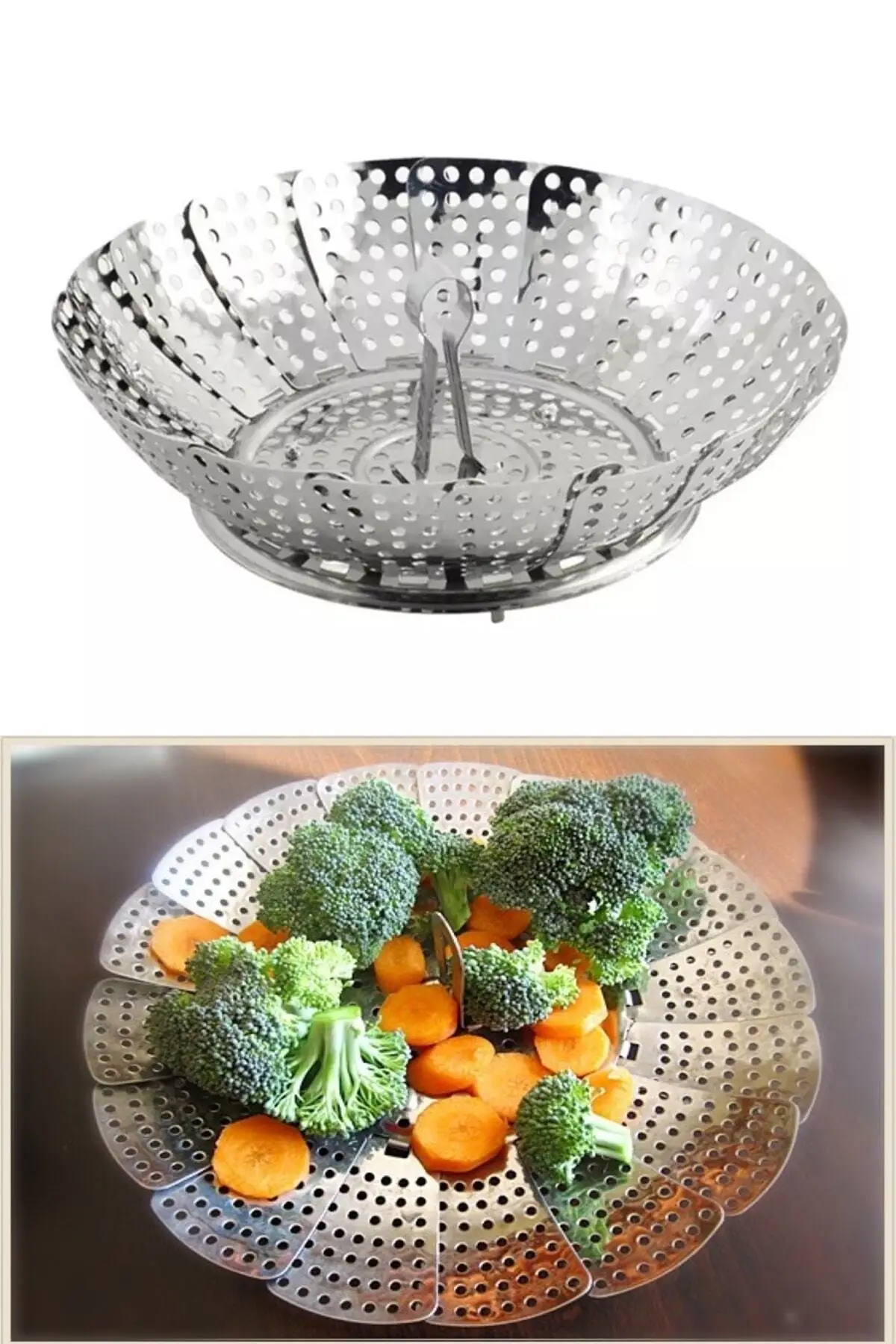 Folding Steaming Vegetables Cooking Boiled Bracket