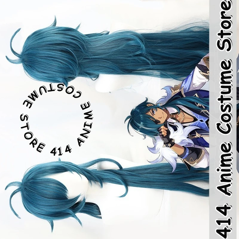 

Game & Anime Kaeya Cosplay Wig Genshin Impact Heat-Resistant Fiber Synthetic Hair