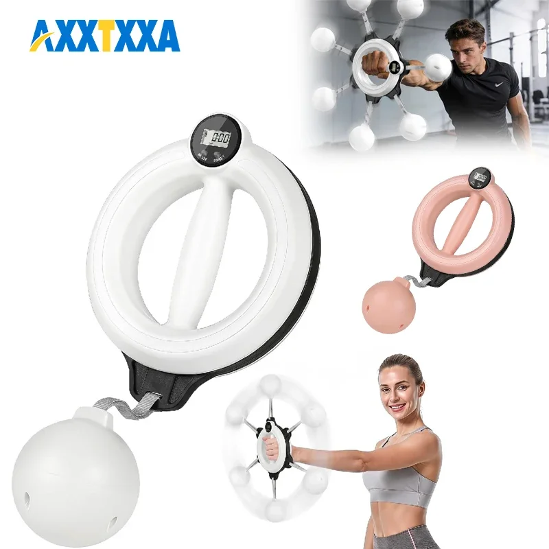 1PCS Infinity Hoop for Arms 360° Hand-Crank Arm Trainer for Home Workouts, Forearm, chest, shoulder and arm muscle training