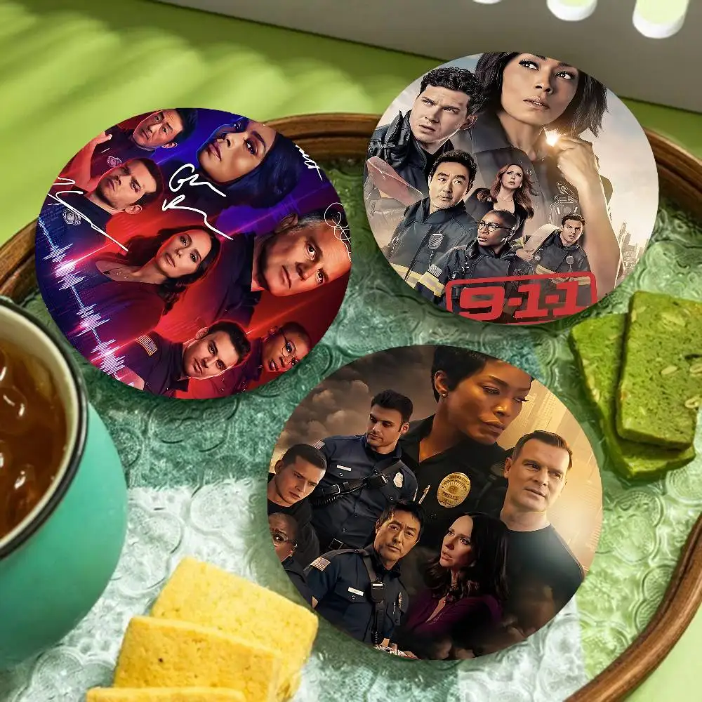 

Деревянные подставки для стаканов с тематикой сериала «9-1-1», нескользящие, термостойкие, для украшения обеденного стола, кафе, ресторана, уникальный подарок