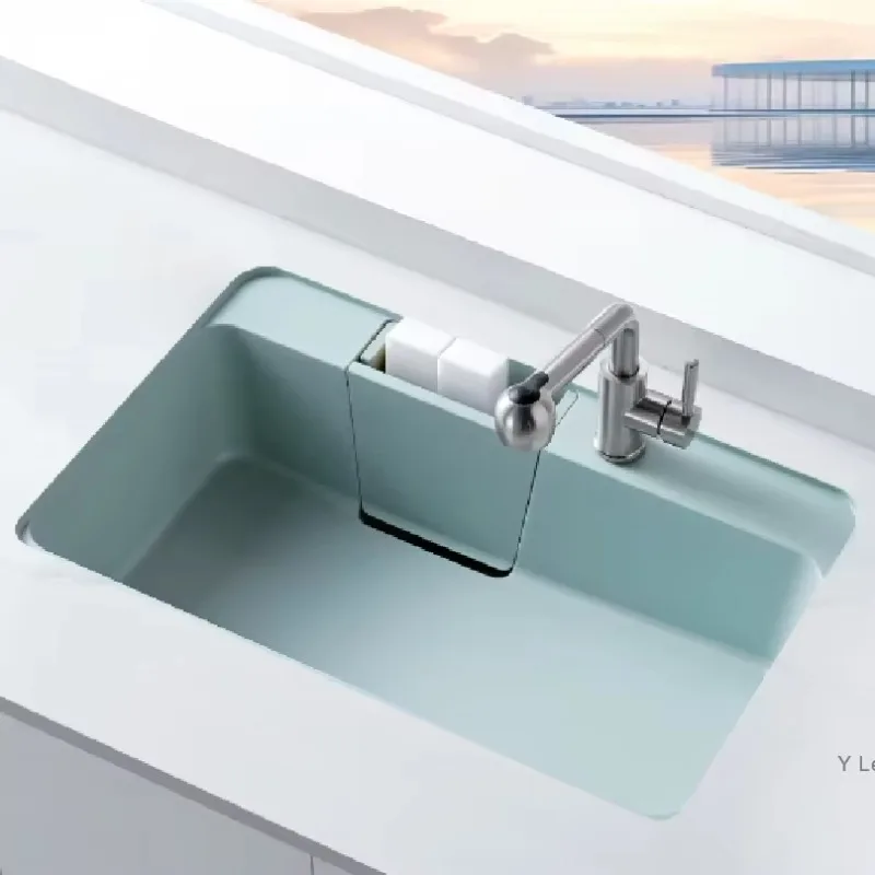 Lavello in Porcellana di Giada per Uso Alimentare, Resistente alle Macchie, per Cucina 780x500x248mm