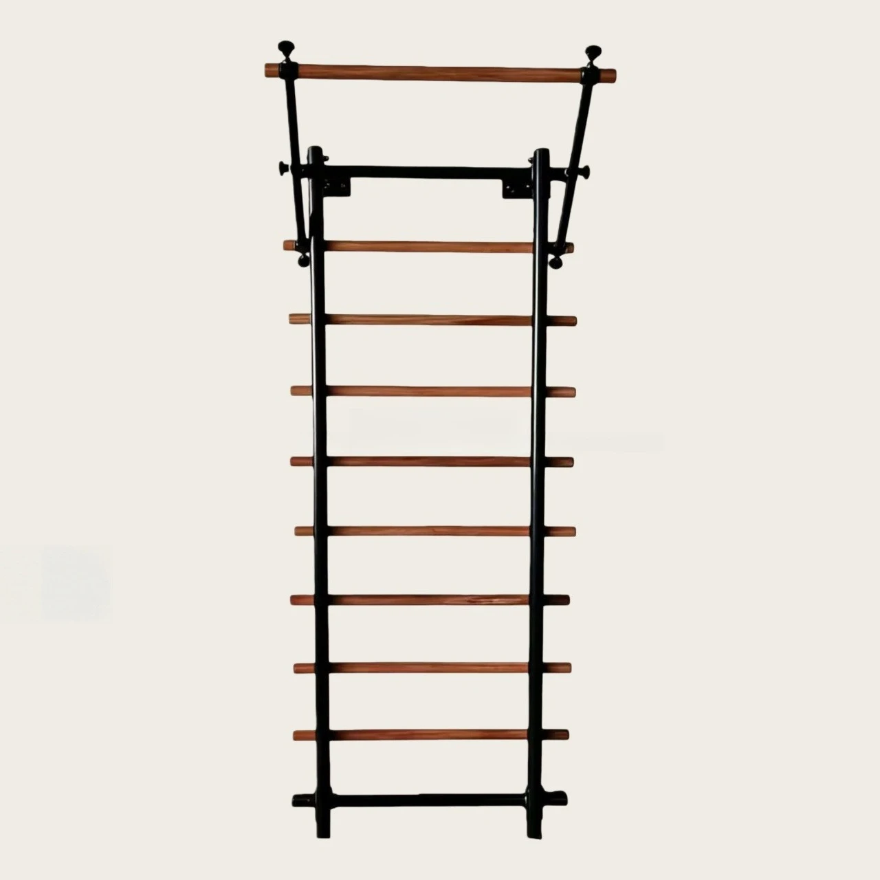 Wall Mounted Wooden Pull-Ups - Multifunctional Indoor Home Fitness Equipment for Yoga, Leg Workouts, Unisex Fitness Equipment