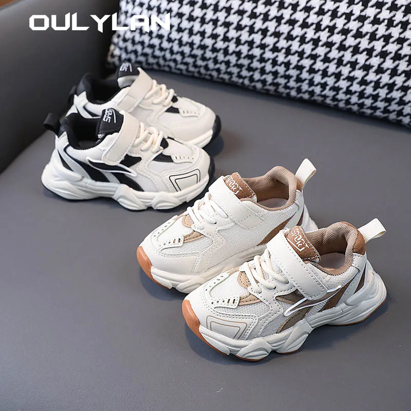 Children's Casual Sports Shoes Autumn New Boys Fashion Shoes Anti Slip SportsShoes New Breathable Soft Soled Baby Walking Shoe S