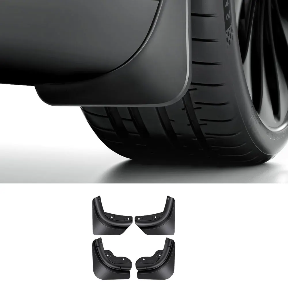 For Tesla Model Y Model 3 Highland 2026 Accessories Mud Flaps Stay Clean Protect Paint Military Grade All Weather Splash Guards
