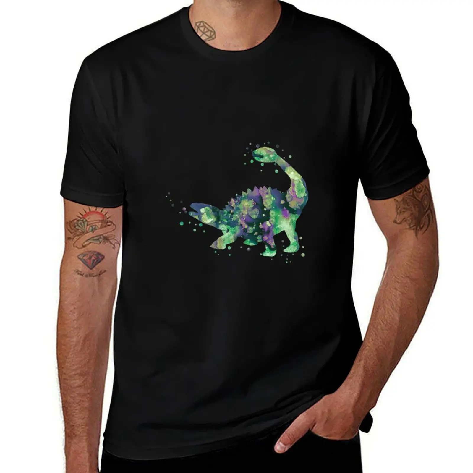 

Ankylosaurus, watercolor Ankylosaurus, dinosaur T-Shirt anime valentines clothes basketball graphic tees shirts men